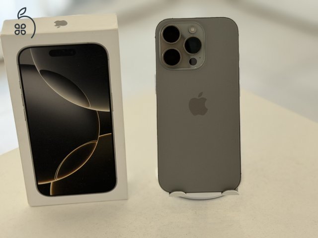 iPhone 16 Pro 256GB Független Hibátlan/1 hónap gar./Akku 90%/p4972