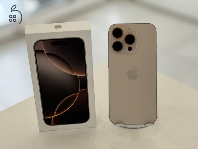 iPhone 16 Pro 256GB Független Mint Az Új/1 hónap gar./Akku 90%/p4974