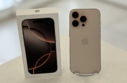 iPhone 16 Pro 256GB Független Mint Az Új/1 hónap gar./Akku 90%/p4974