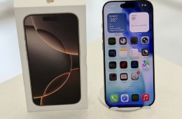 iPhone 16 Pro 256GB Független Mint Az Új/1 hónap gar./Akku 90%/p4974