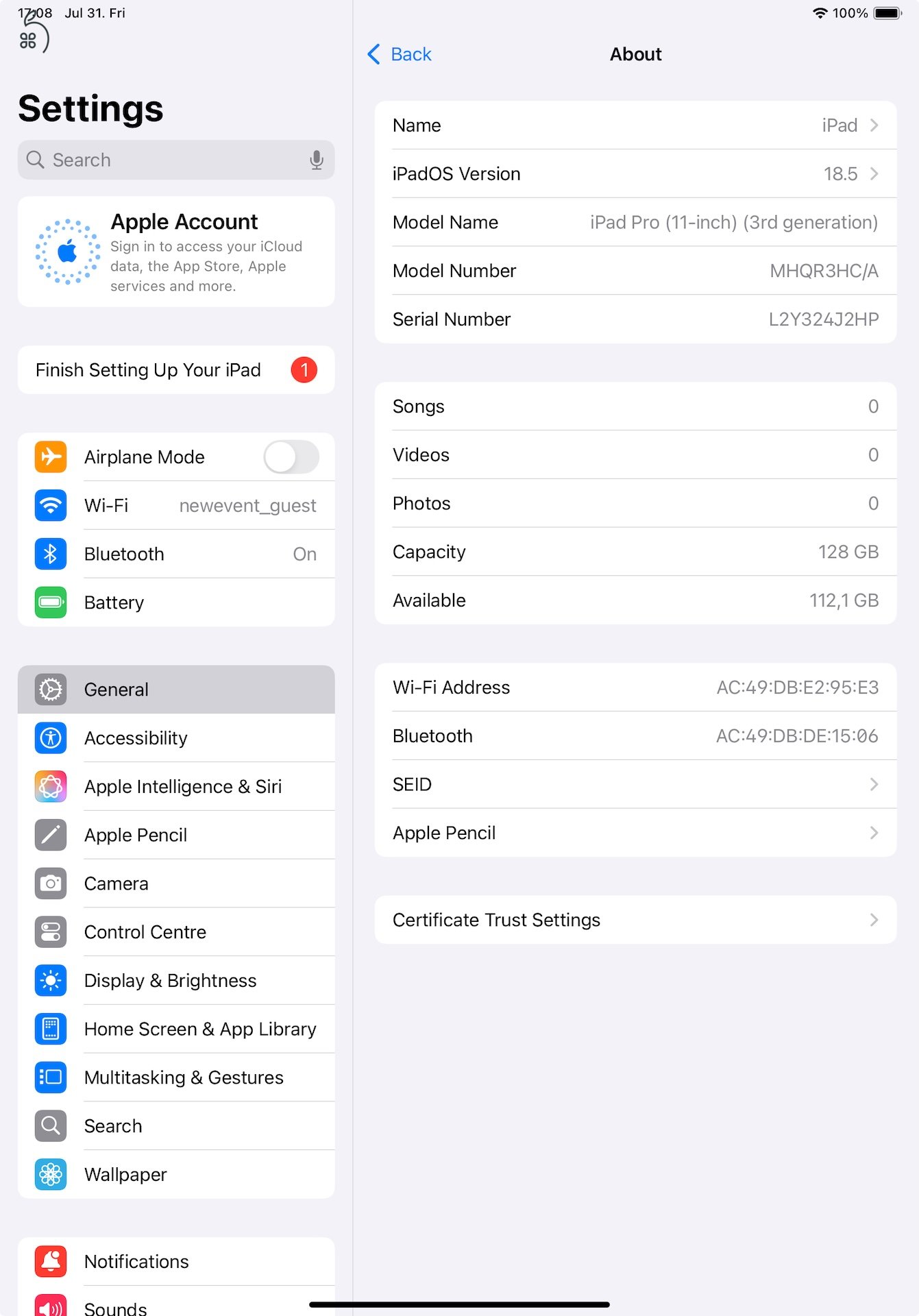 iPad Pro (11-inch) (3rd generation)