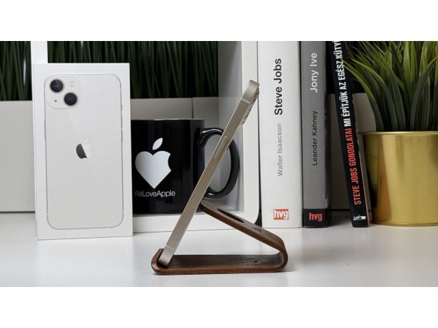iPhone 13 128GB, Fehér, Független, Számla, 2 Év Garancia, 100%