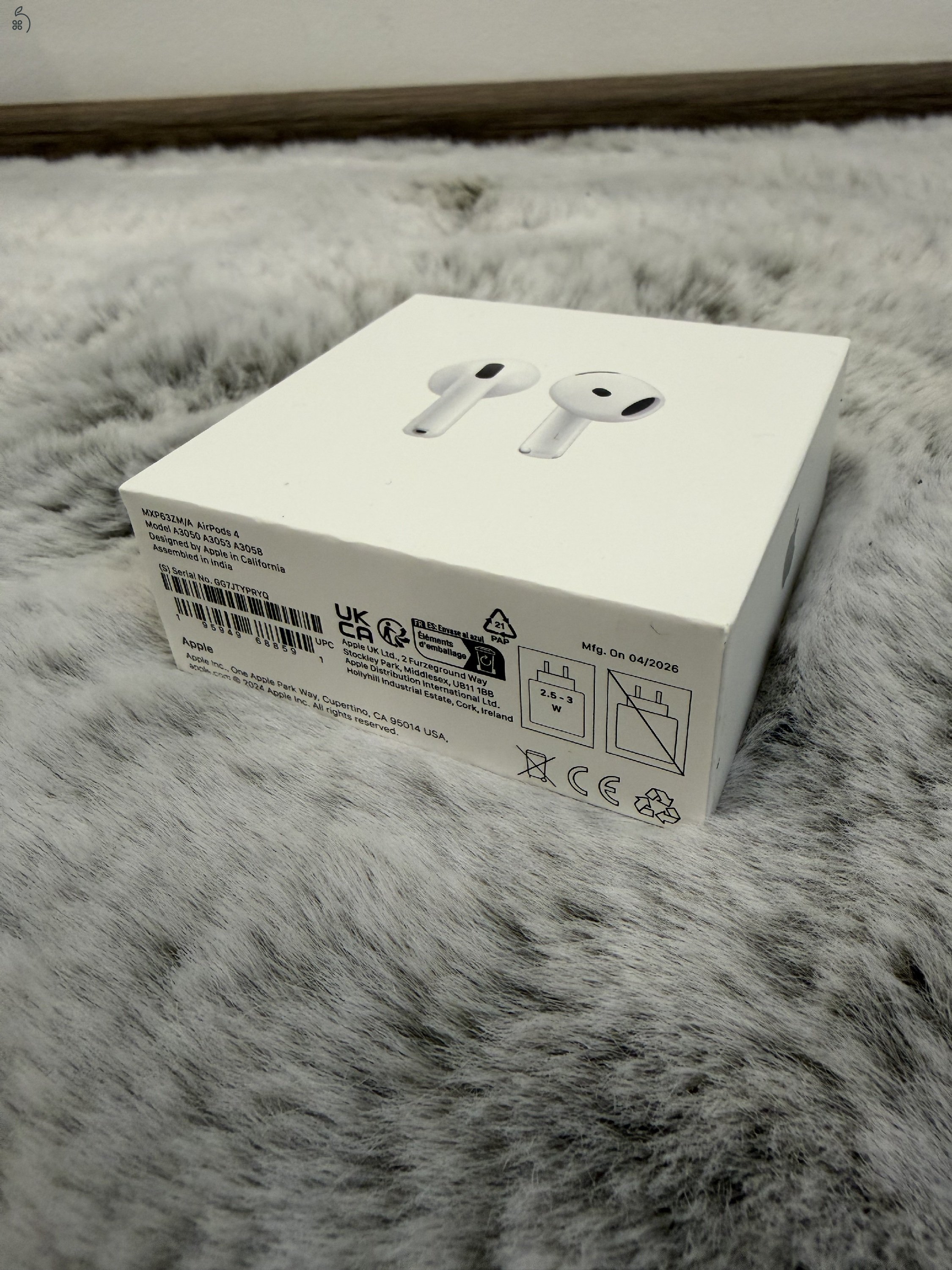 Apple AirPods 4 / Bontatlan / 27% áfás / Raktárról