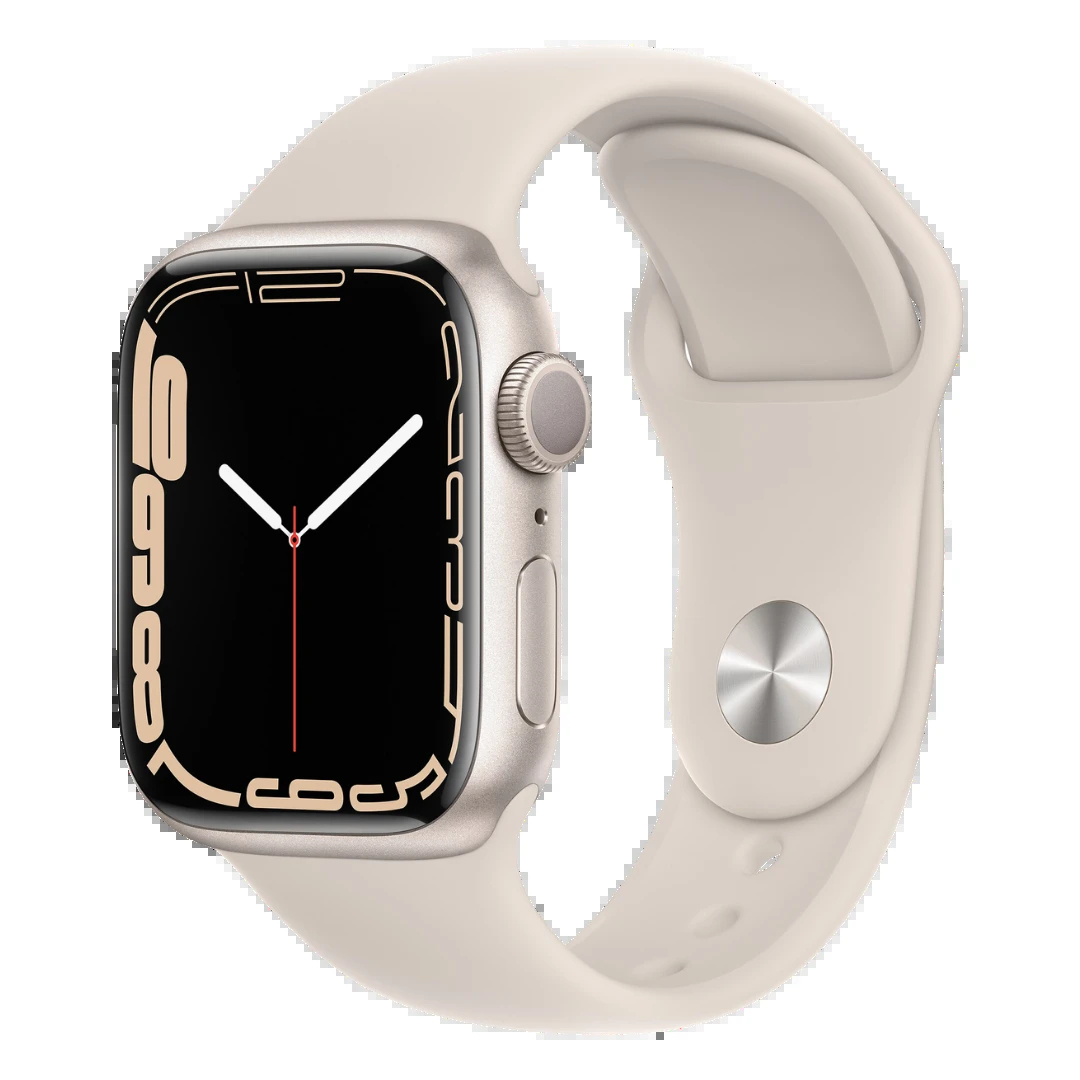 Apple Watch Series 7 Aluminium 41mm Starlight 100% GPS