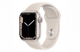 Apple Watch Series 7 Aluminium 41mm Starlight 100% GPS