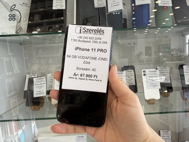 Garanciás | iPhone 11 Pro 64GB One függő, új akku, új kijelző (42) iSzerelés.hu