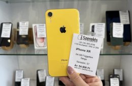 iPhone XR 64GB független citromsárga akku 87% garanciával (57) iSzerelés.hu