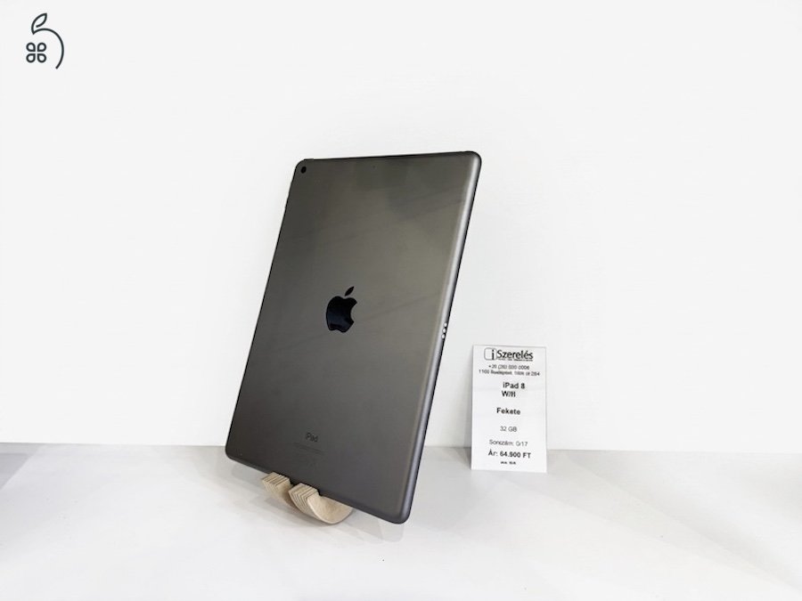 iPad 8 32GB Wifi Space Grey akku 93% Garanciával (0/17) iSzerelés.hu