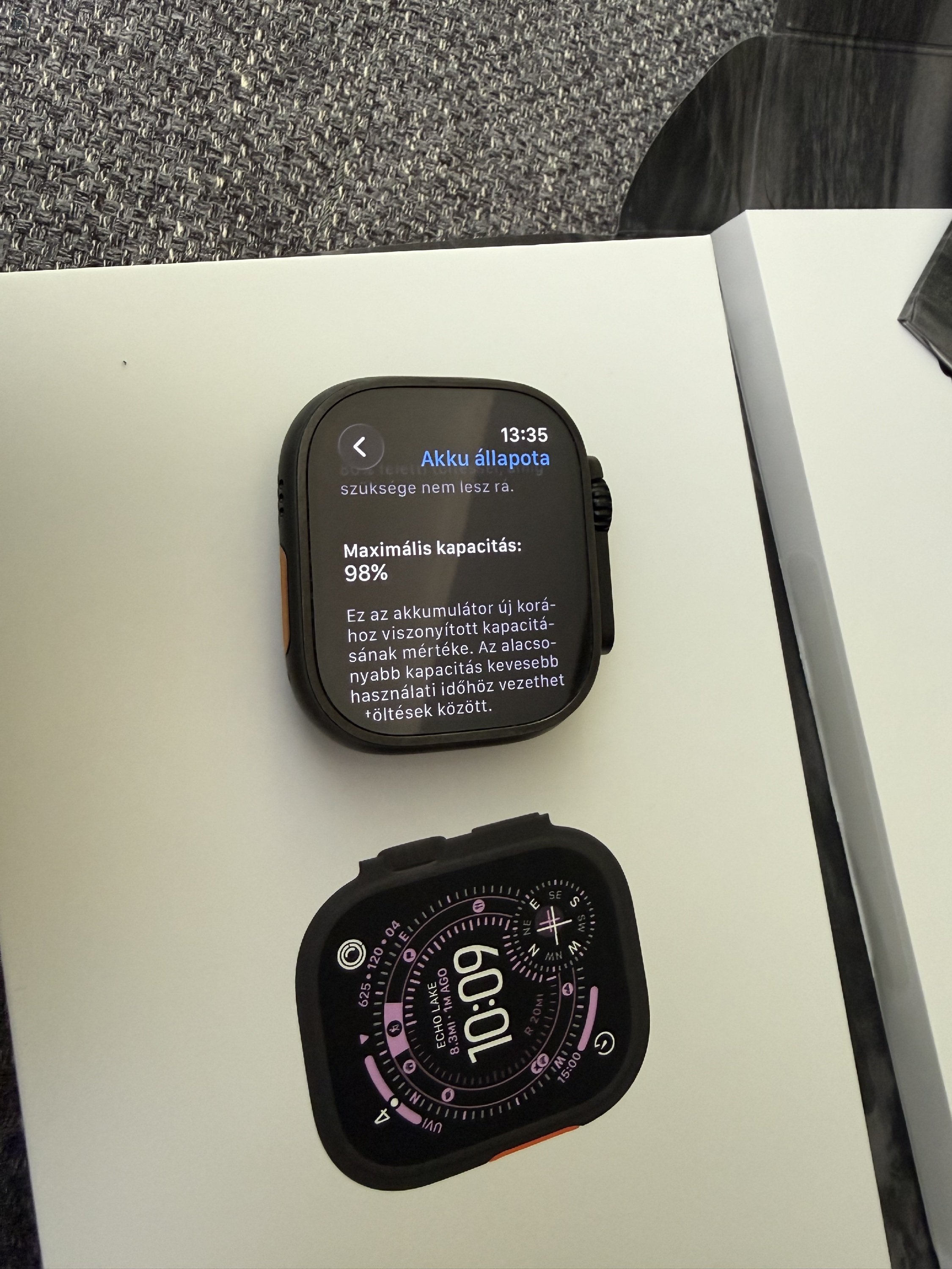 Apple watch ultra 3 black + gari és biztosítás