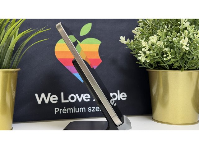 iPhone 16 Pro Max 256GB, Natúr Titán, Független, Számla, 2 Év Garancia, 89%