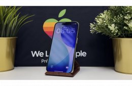 iPhone 15 Pro 512GB, Natúr Titán, Független, Számla, 2 Év Garancia, 86%