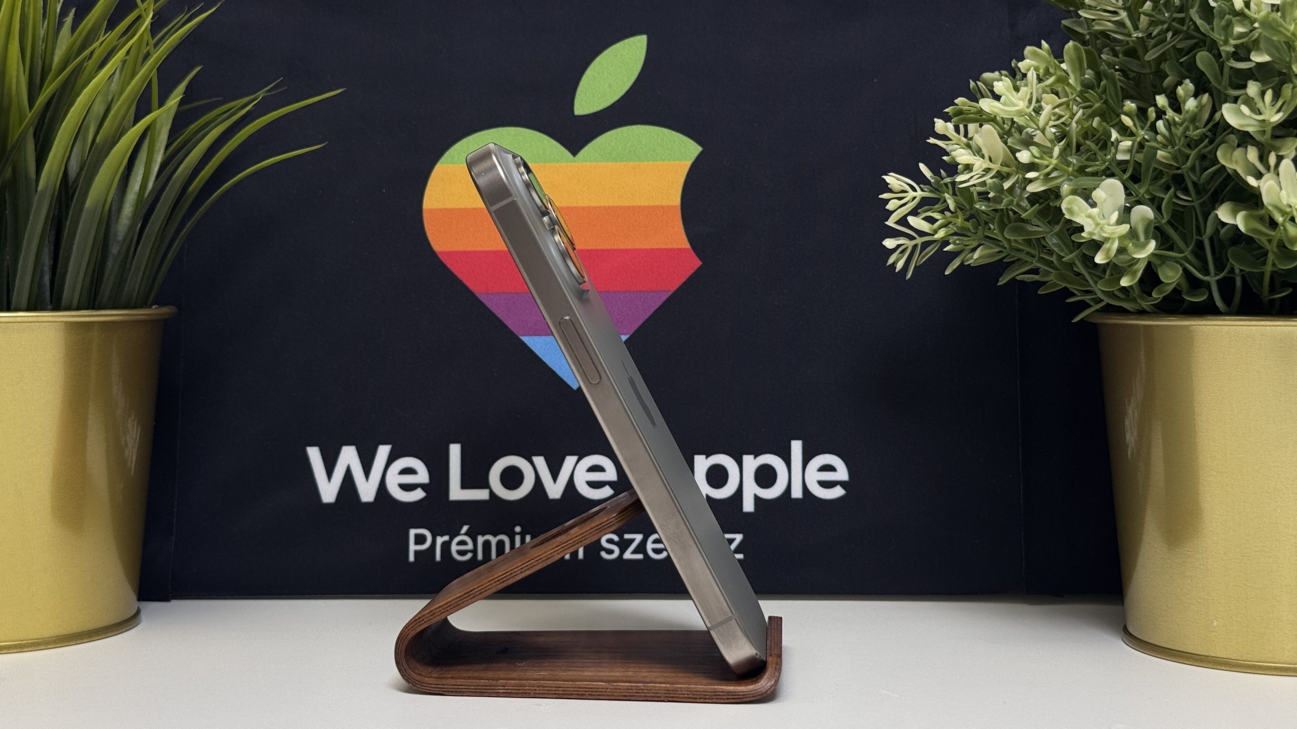 iPhone 15 Pro 512GB, Natúr Titán, Független, Számla, 2 Év Garancia, 100%