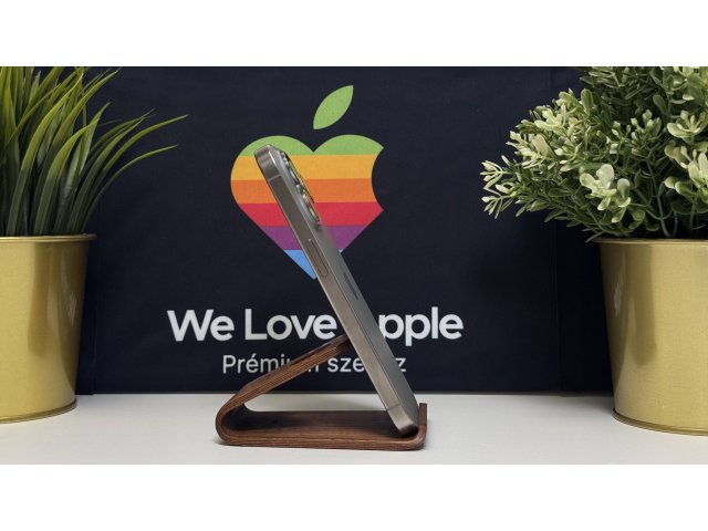 iPhone 15 Pro 512GB, Natúr Titán, Független, Számla, 2 Év Garancia, 100%