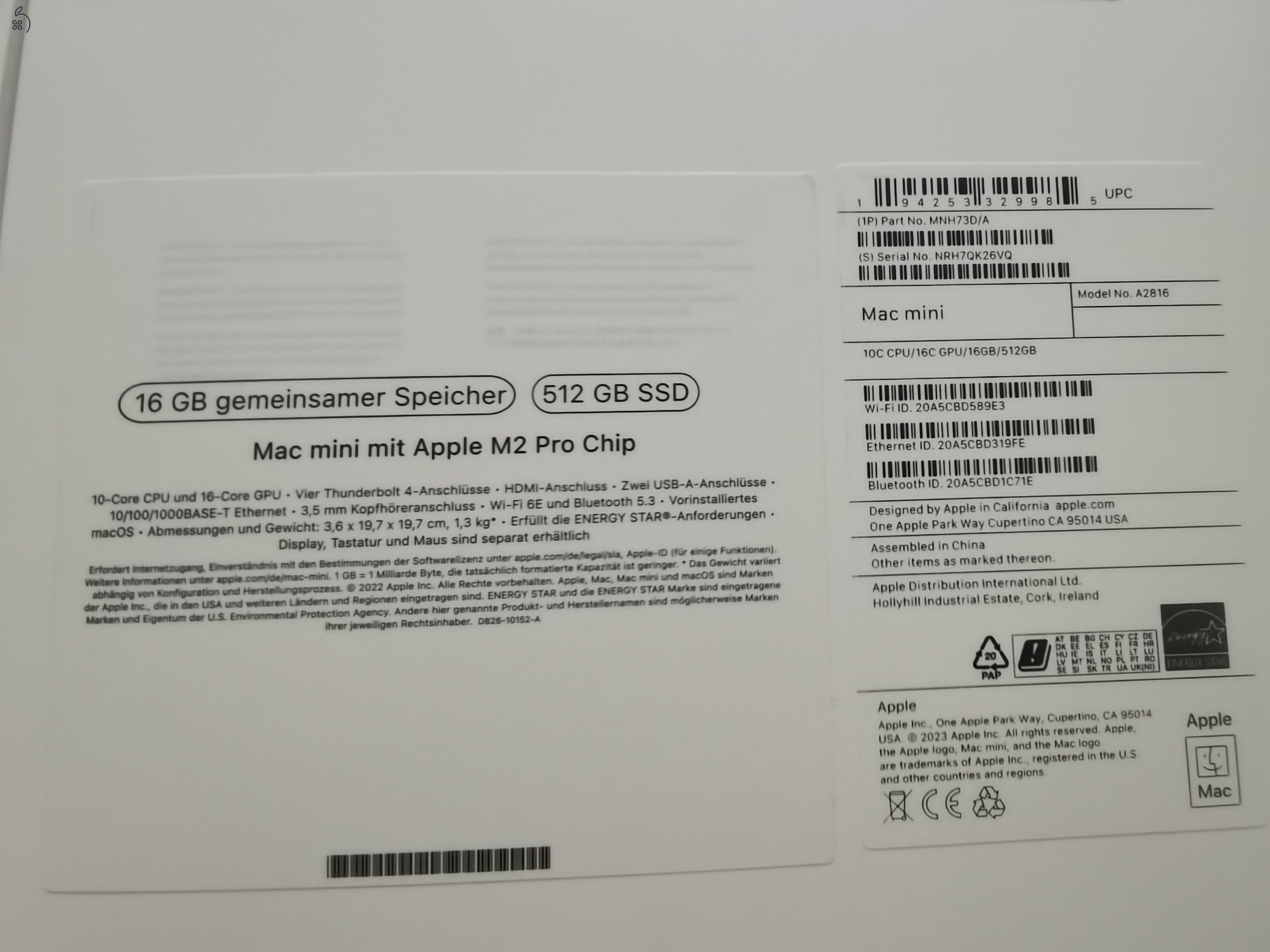 Eladó Mac mini M2 Pro (16GB/512GB) – Kiváló állapotban, eredeti dobozában!