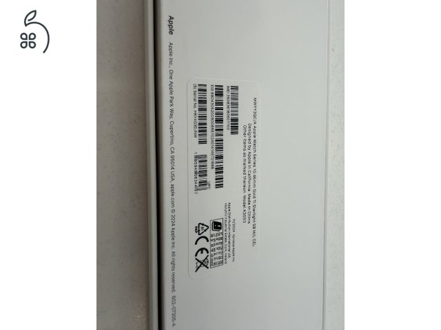 Apple Watch 10 46mm TITÁNIUM Cellular/1 hónap gar./Hibátlan/Akku 96%/p4977