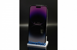 Apple iPhone 14 Pro Max 128 GB Deep Purple 100% akku - 12 HÓ GARANCIA