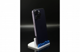 Apple iPhone 14 Pro 128 GB Deep Purple 100% akku - 12 HÓ GARANCIA