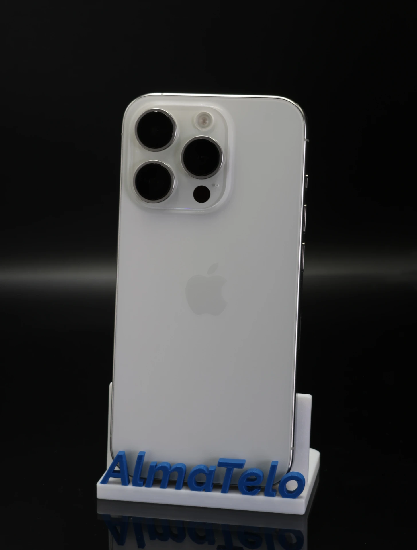 Apple iPhone 15 Pro 128 GB White Titanium 100% akku - 12 HÓ GARANCIA