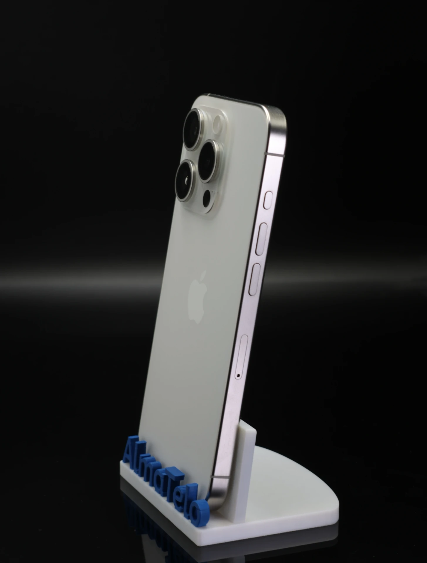 Apple iPhone 15 Pro 128 GB White Titanium 100% akku - 12 HÓ GARANCIA