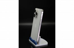 Apple iPhone 15 Pro 128 GB White Titanium 100% akku - 12 HÓ GARANCIA