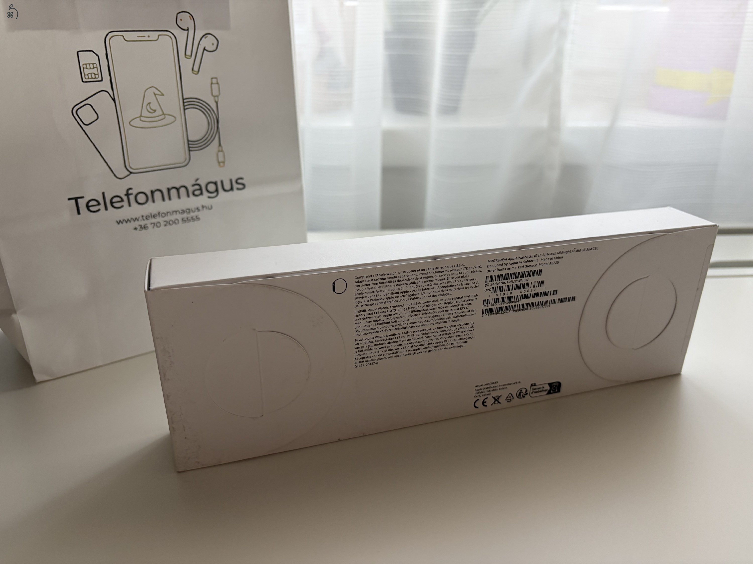 ⌚ Eladó Apple Watch SE (2. generáció) GPS + Cellular 40 mm – Midnight