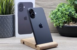 iPhone 16 black 128GB 2 ÉV Garanciával 97%
