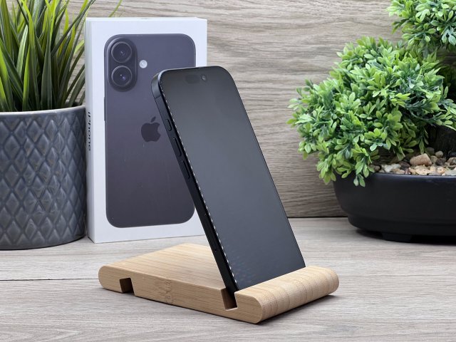 iPhone 16 black 128GB 2 ÉV Garanciával 97%