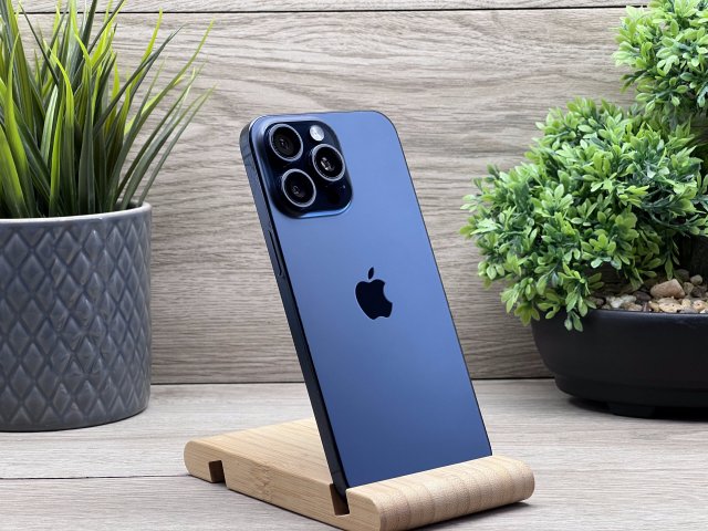 iPhone 15 pro Max Blue Titanium 256GB 2 ÉV Garanciával 100%