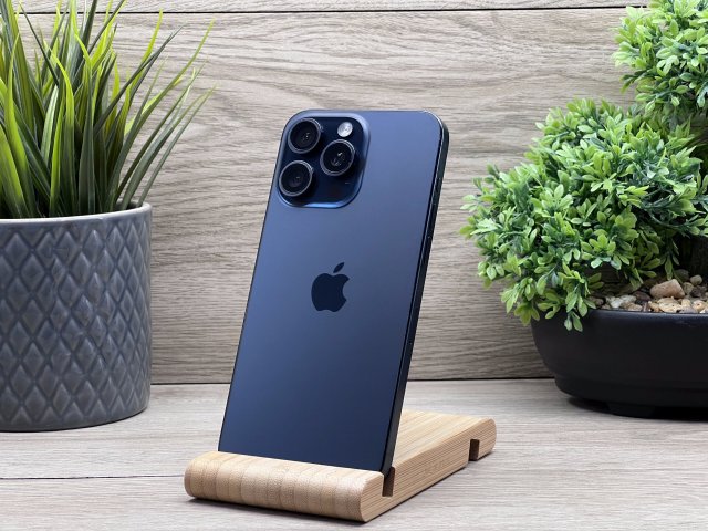 iPhone 15 pro Max Blue Titanium 256GB 2 ÉV Garanciával 100%