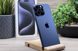 iPhone 15 pro Max Blue Titanium 256GB 2 ÉV Garanciával 92%