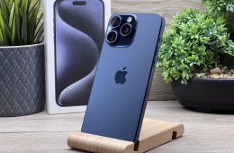 iPhone 15 pro Max Blue Titanium 256GB 2 ÉV Garanciával 92%