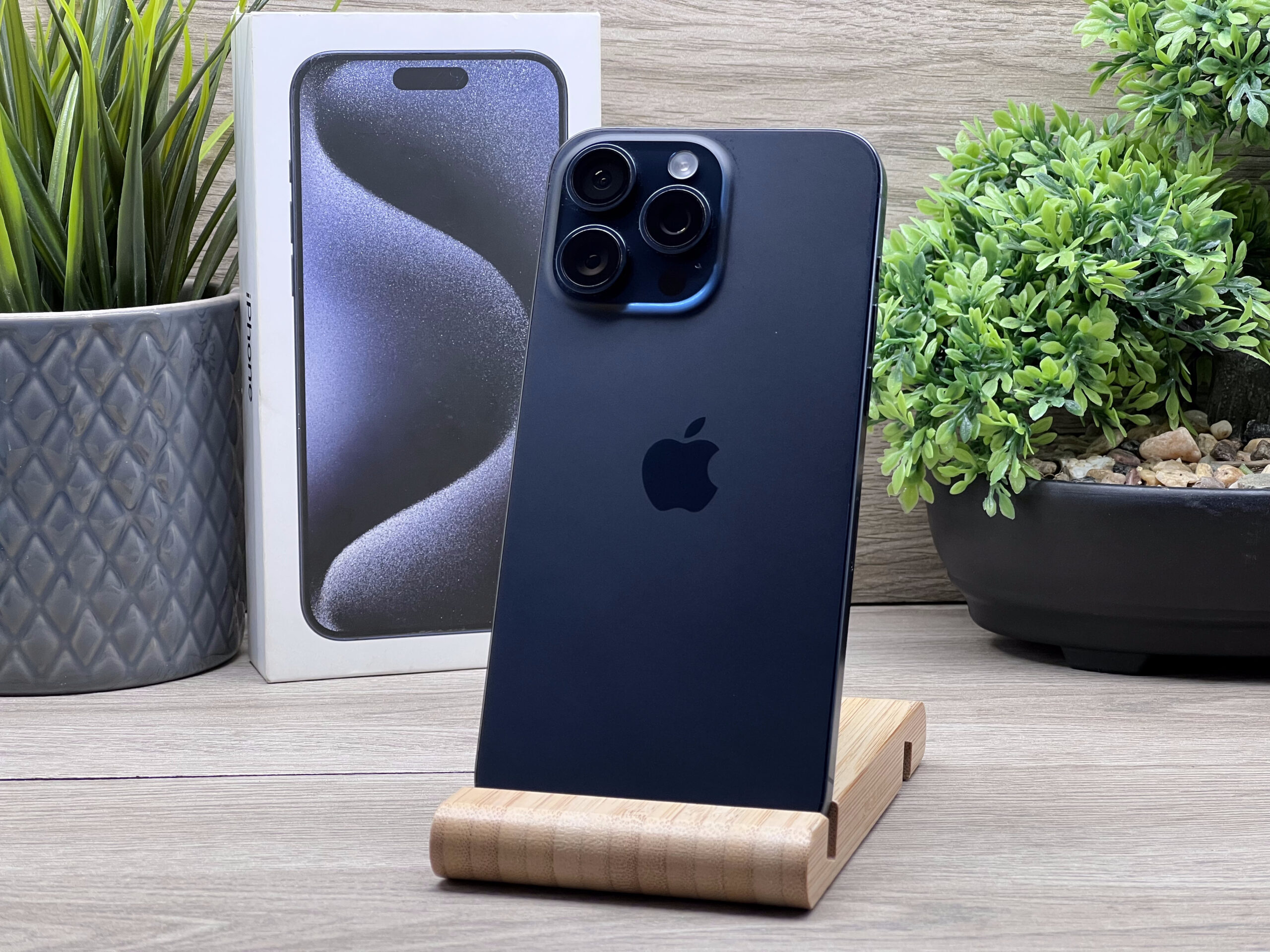 iPhone 15 pro Max Blue Titanium 256GB 2 ÉV Garanciával 92%