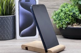 iPhone 15 pro Max Blue Titanium 256GB 2 ÉV Garanciával 92%