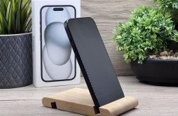 iPhone 15 Black 128GB 2 ÉV Garanciával 100%