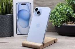 iPhone 15 Blue 256GB 2 ÉV Garanciával 100%