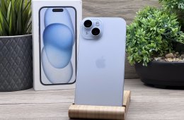 iPhone 15 Blue 256GB 2 ÉV Garanciával 100%