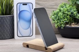 iPhone 15 Blue 256GB 2 ÉV Garanciával 100%