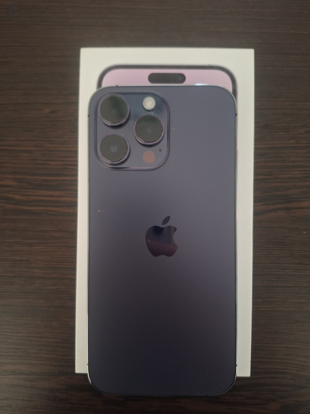 Eladó újszerű iPhone 14 Pro Max 128GB Deep Purple.