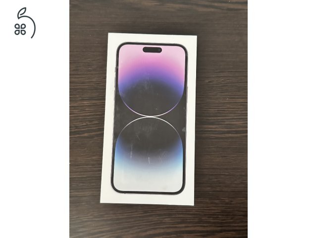 Eladó újszerű iPhone 14 Pro Max 128GB Deep Purple.