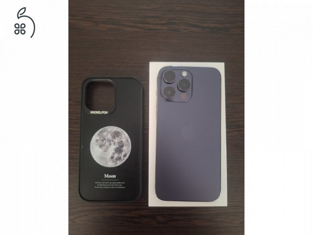 Eladó újszerű iPhone 14 Pro Max 128GB Deep Purple.