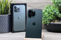 Hibátlan iPhone 13 Pro Alpine Green 256GB 2 ÉV Garanciával 91%