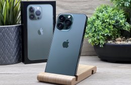 Hibátlan iPhone 13 Pro Alpine Green 256GB 2 ÉV Garanciával 91%