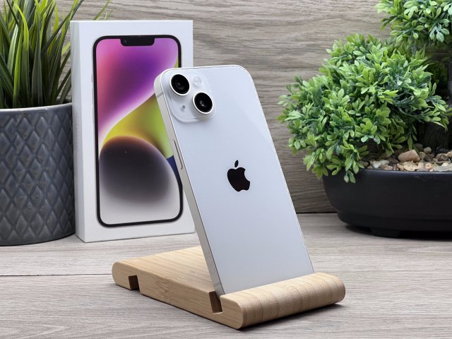 Hibátlan iPhone 14 Starlight 128GB 2 ÉV Garanciával 92%
