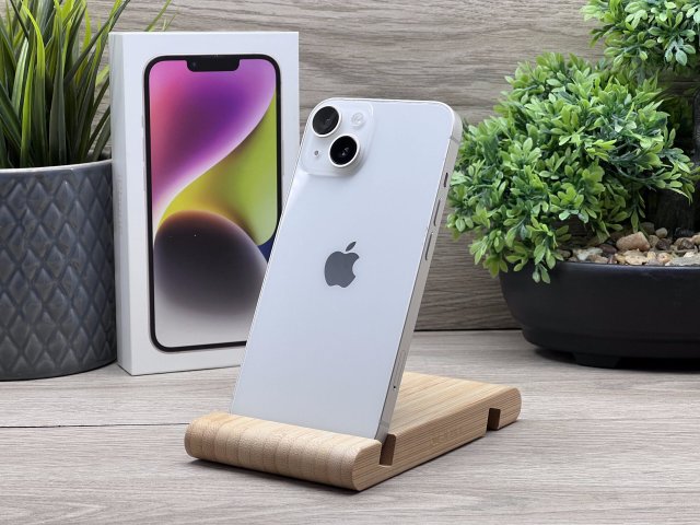 Hibátlan iPhone 14 Starlight 128GB 2 ÉV Garanciával 92%