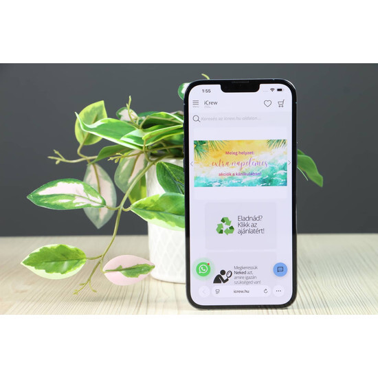 Használt Apple iPhone 13 Pro Max 128GB kék B US-8363