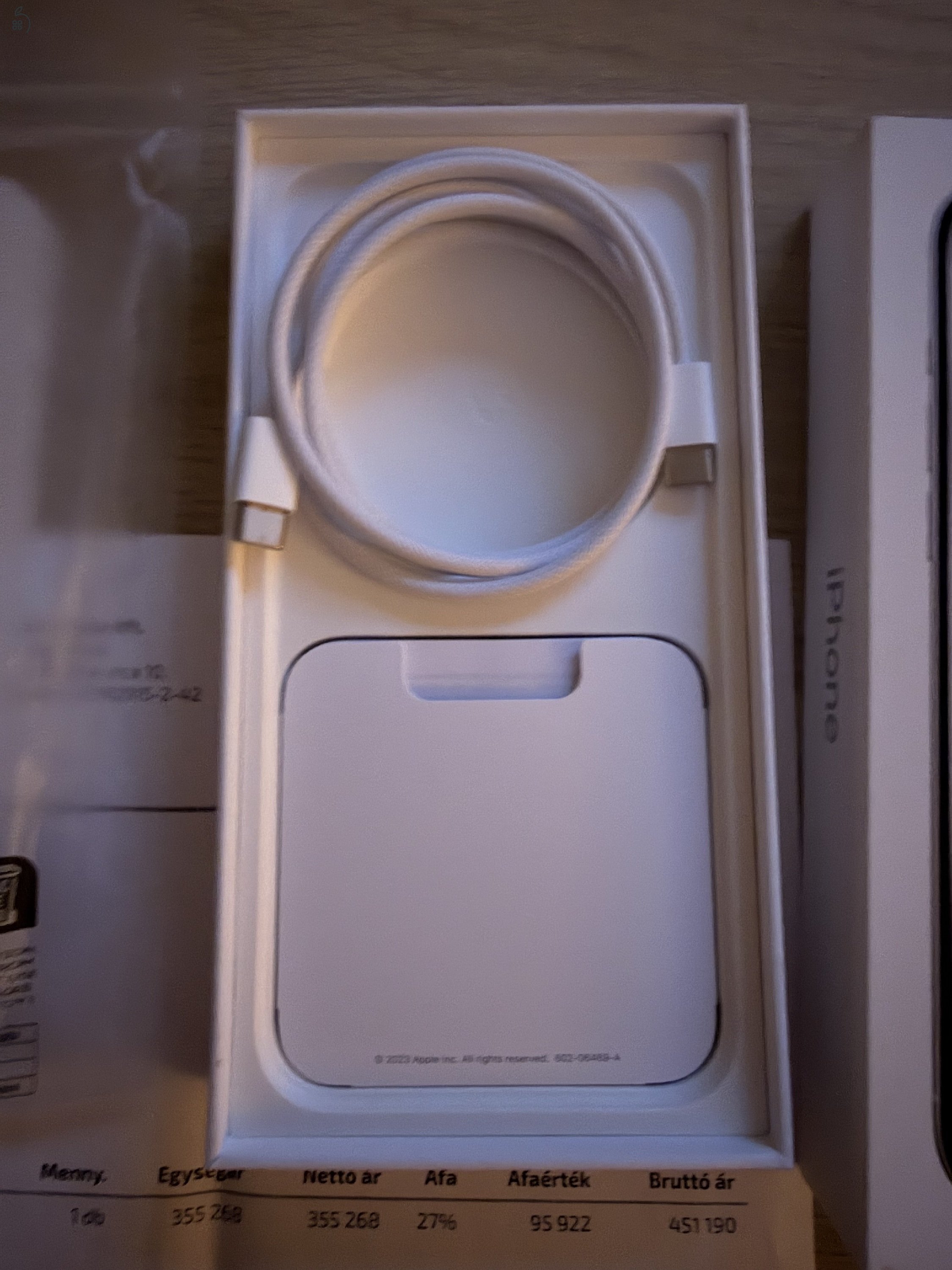 iPhone 15 Pro Max 256 GB – fehér titán