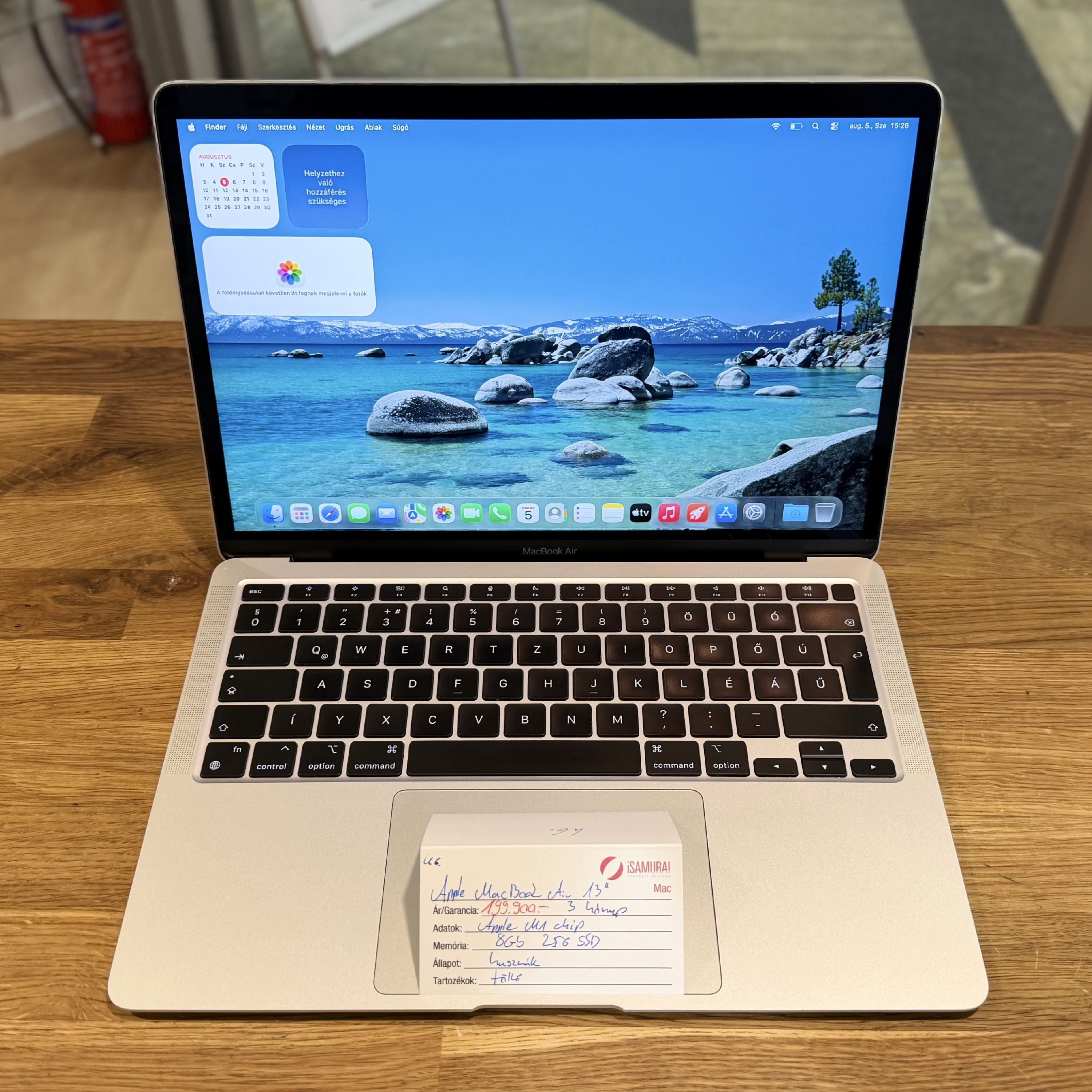 Apple MacBook Air - M1 - 8 GB RAM - 256 GB SSD (46.)
