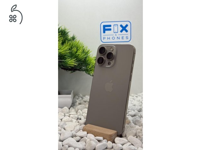 iPhone 15 Pro Max 512GB Független 100% akkumulátor Megkímélt állapot