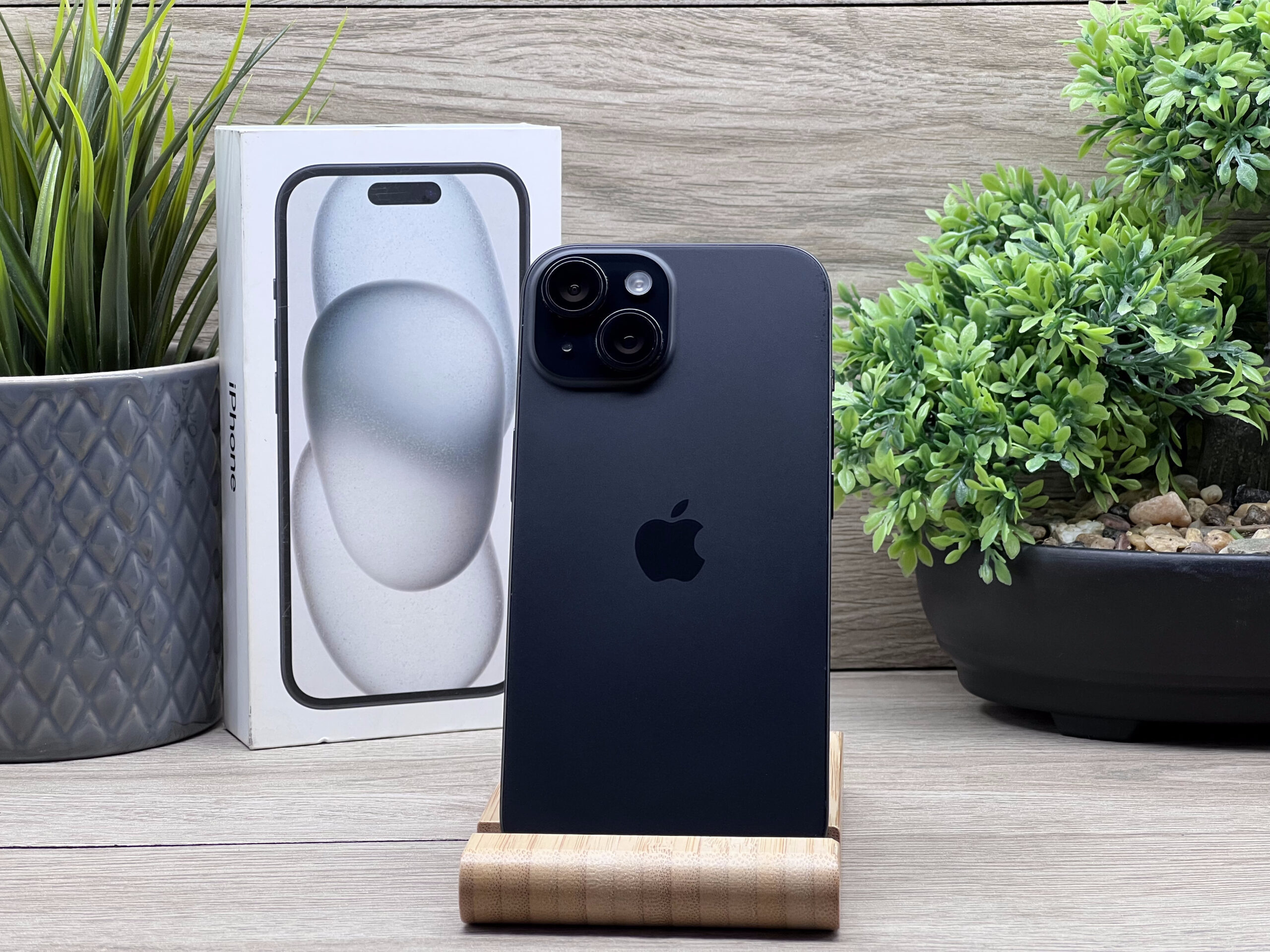 iPhone 15 Black 128GB 2 ÉV Garanciával 91%