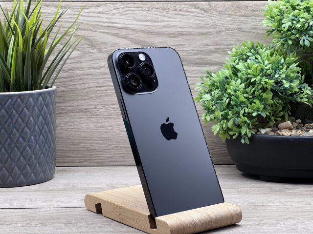 Hibátlan iPhone 14 Pro Max Space Black 256GB 2 ÉV Garanciával 100%